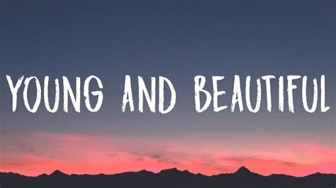 young and beautiful|young and beautiful meaning.